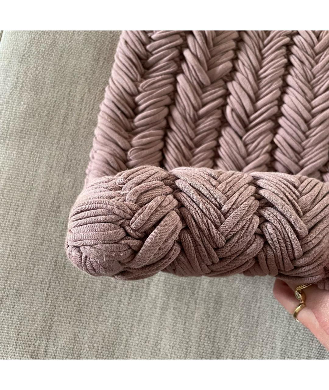 J.W.ANDERSON Розовая хлопковая сумка с короткими ручками, фото 6