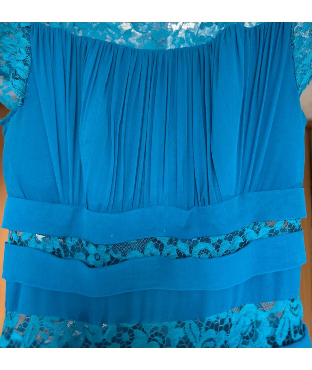 ELIE SAAB Голубое шелковое вечернее платье, фото 4