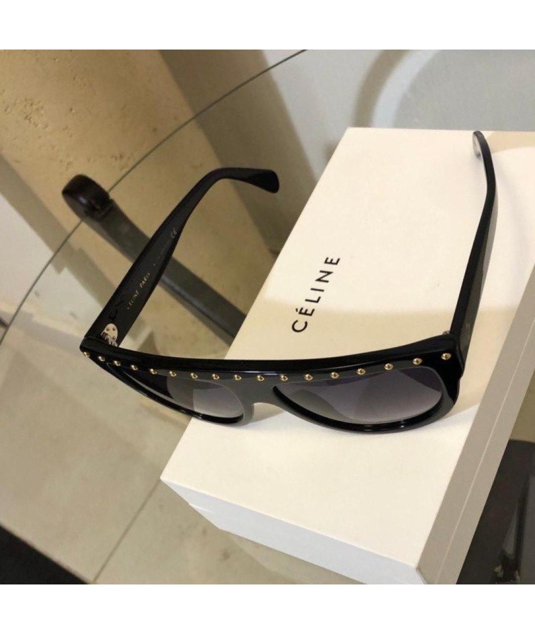 CELINE Черные солнцезащитные очки, фото 4