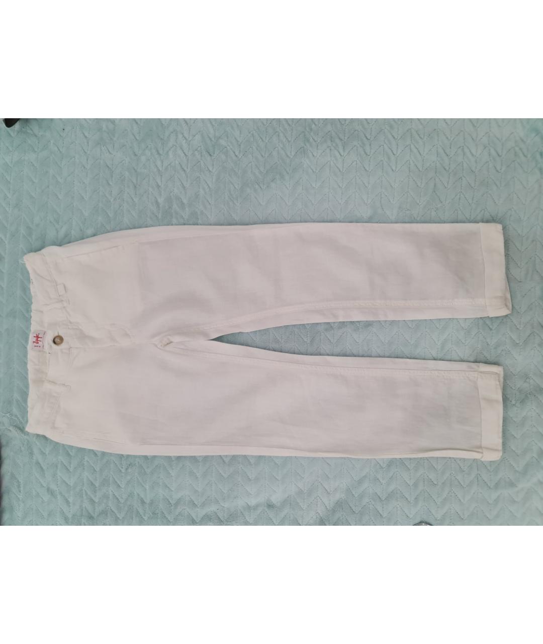 IL GUFO Белые льняные брюки и шорты, фото 4