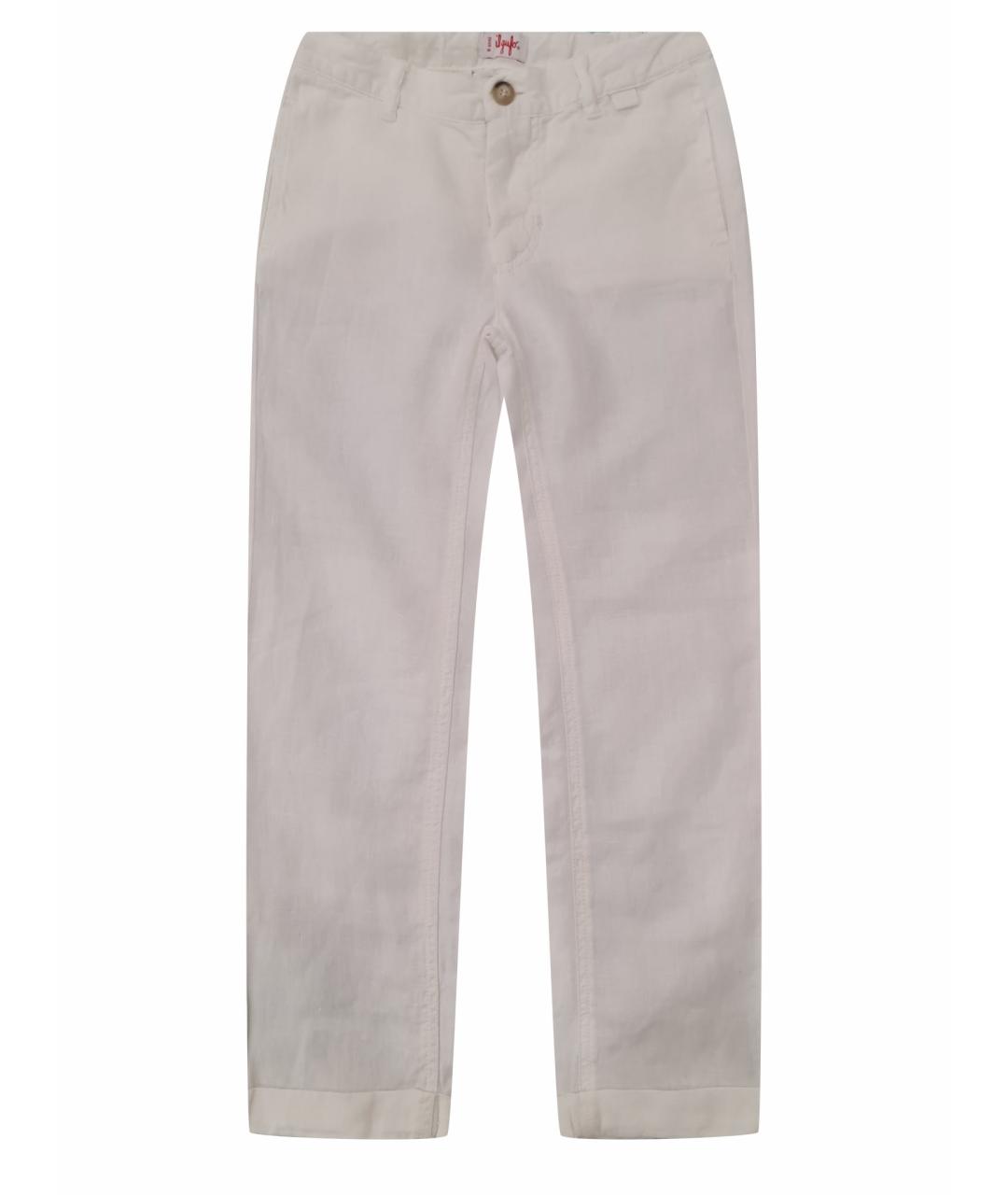 IL GUFO Белые льняные брюки и шорты, фото 1