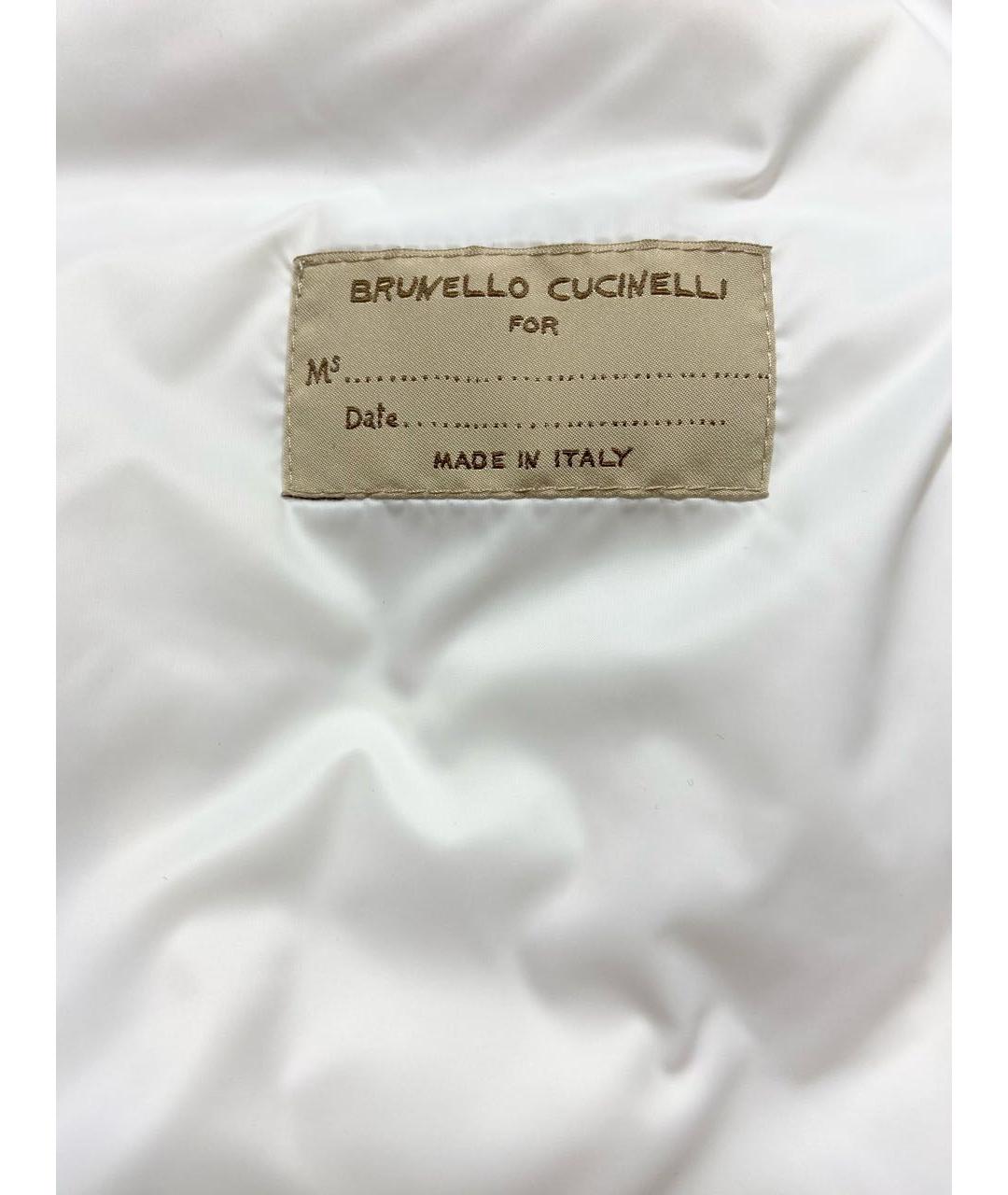 BRUNELLO CUCINELLI Белый жилет, фото 5