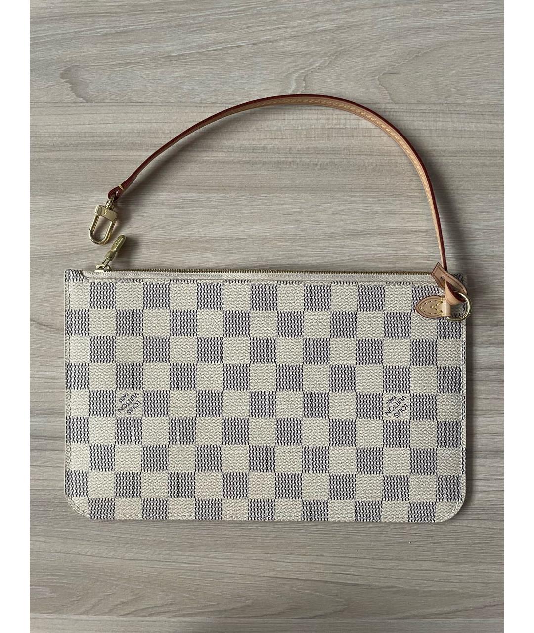 LOUIS VUITTON Белая косметичка, фото 2