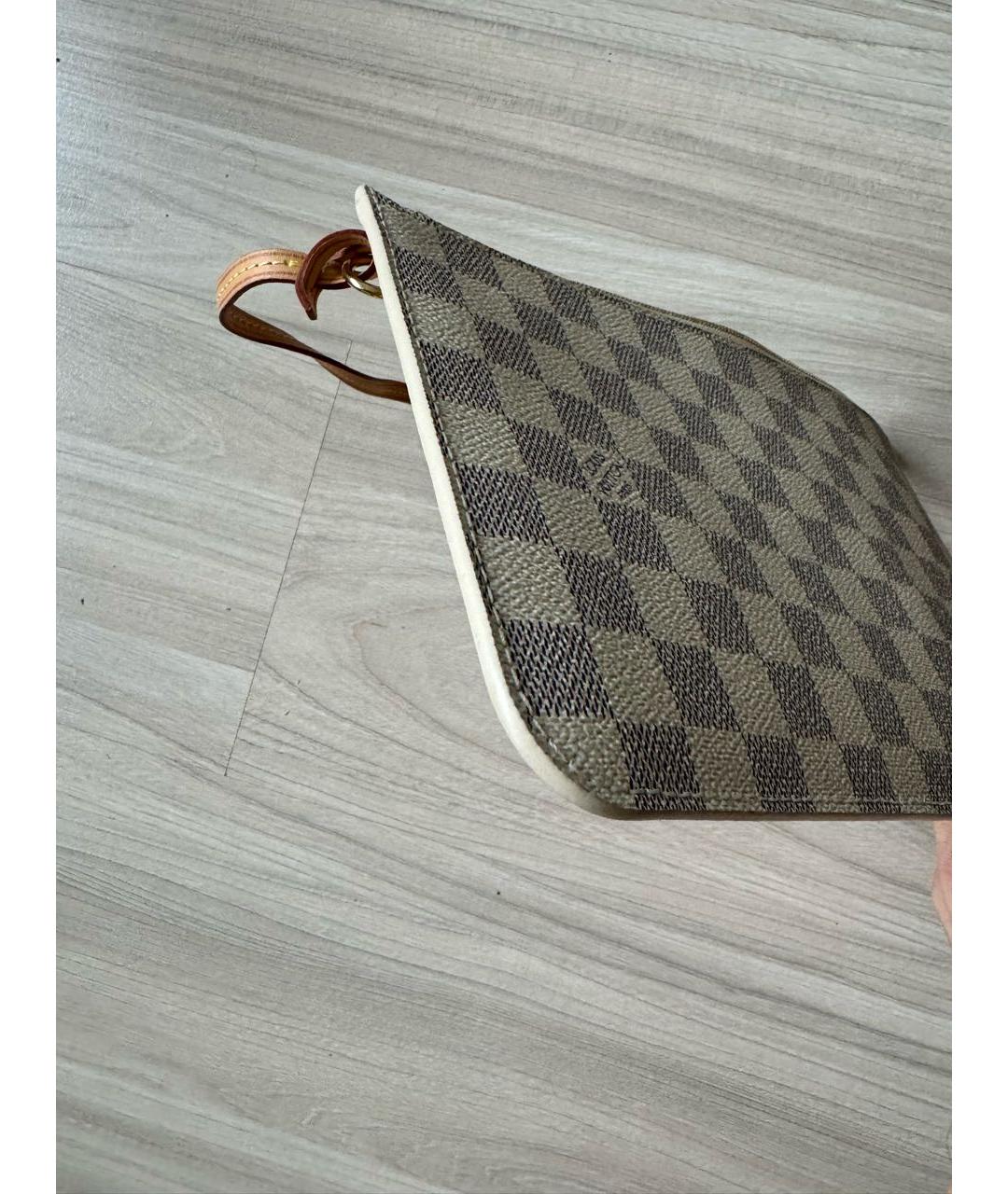 LOUIS VUITTON Белая косметичка, фото 6