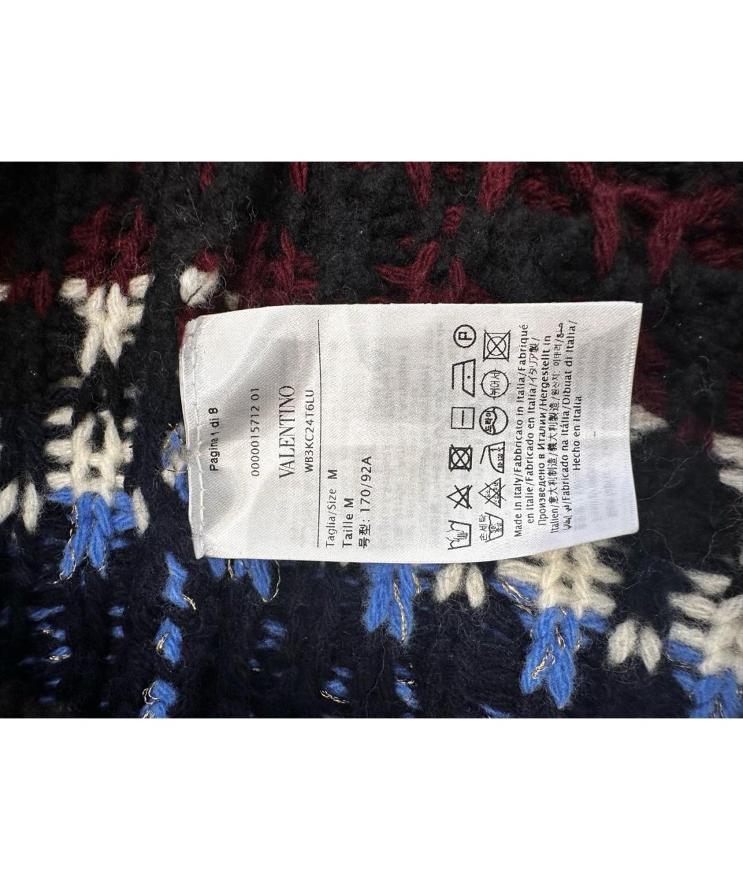 VALENTINO Синий вискозный джемпер / свитер, фото 4