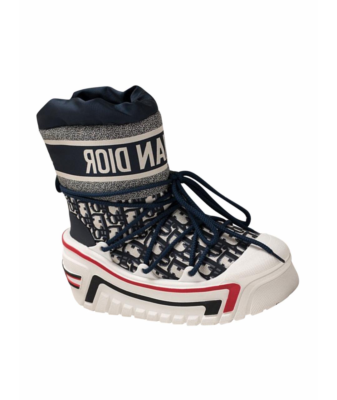 CHRISTIAN DIOR Синие сапоги, фото 1