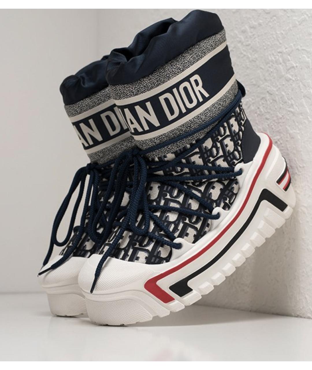 CHRISTIAN DIOR Синие сапоги, фото 5