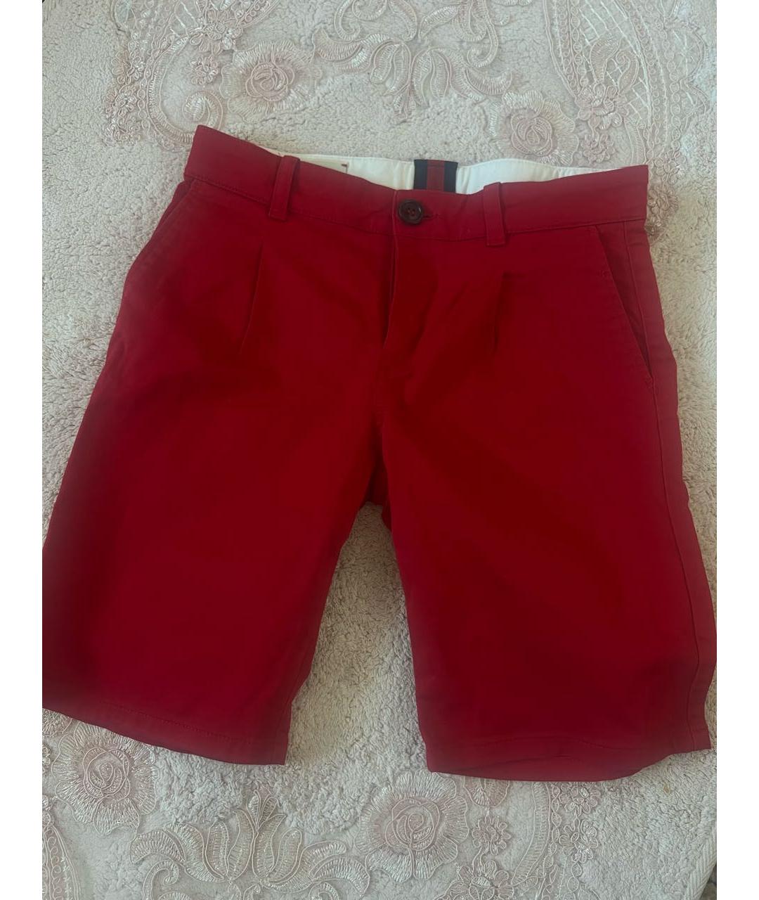 GUCCI Красные брюки и шорты, фото 4