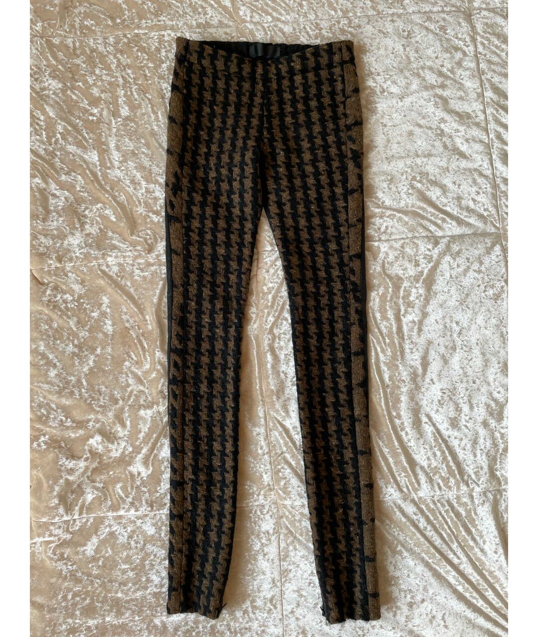HAIDER ACKERMANN Коричневые кожаные брюки узкие, фото 9