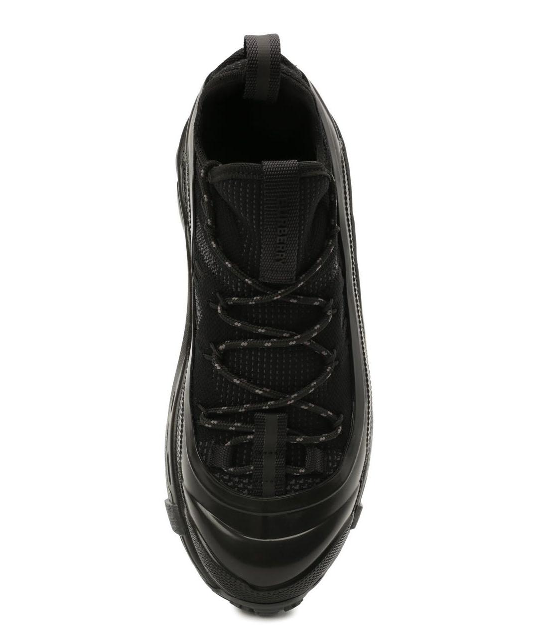 BURBERRY Черные кроссовки, фото 3