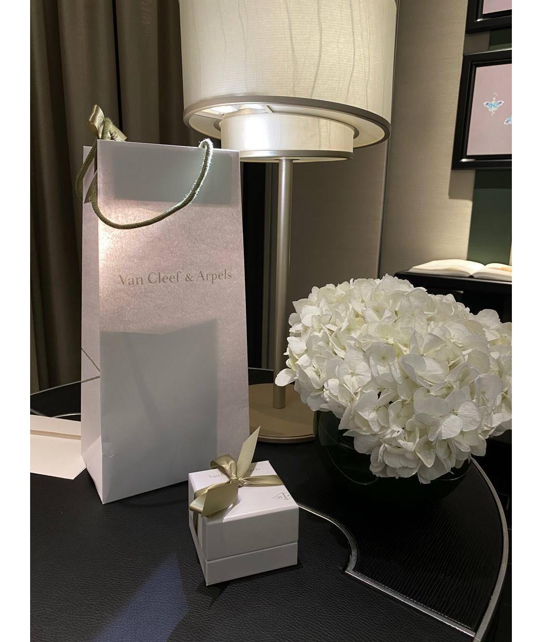VAN CLEEF & ARPELS Белые серьги из желтого золота, фото 6