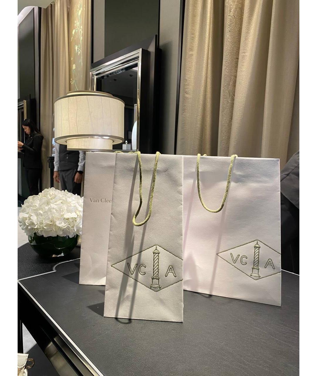 VAN CLEEF & ARPELS Зеленые серьги из желтого золота, фото 3