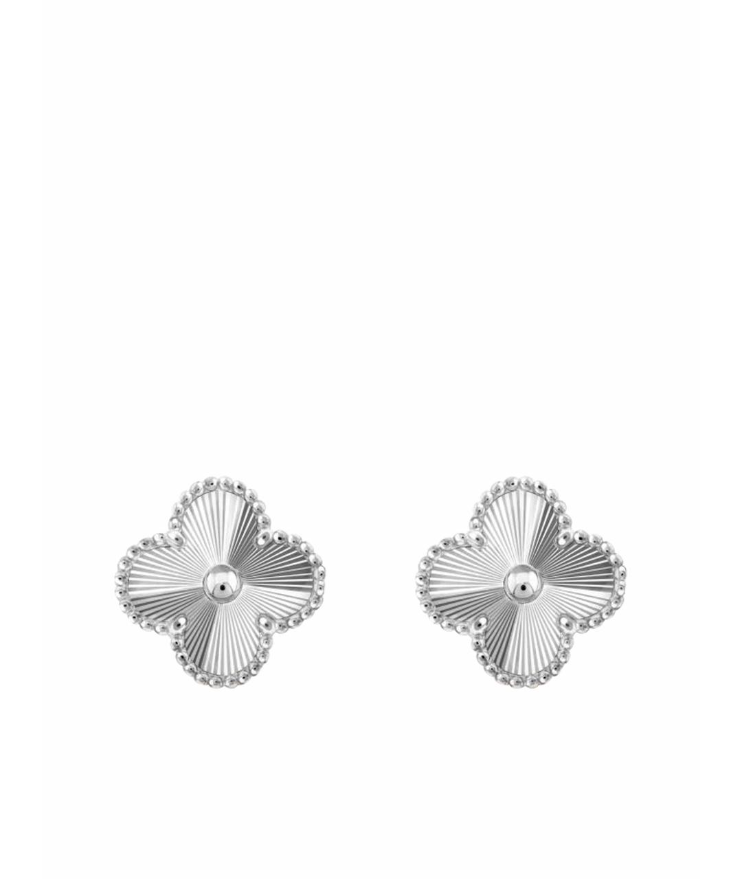 VAN CLEEF & ARPELS Серебряные серьги из белого золота, фото 1