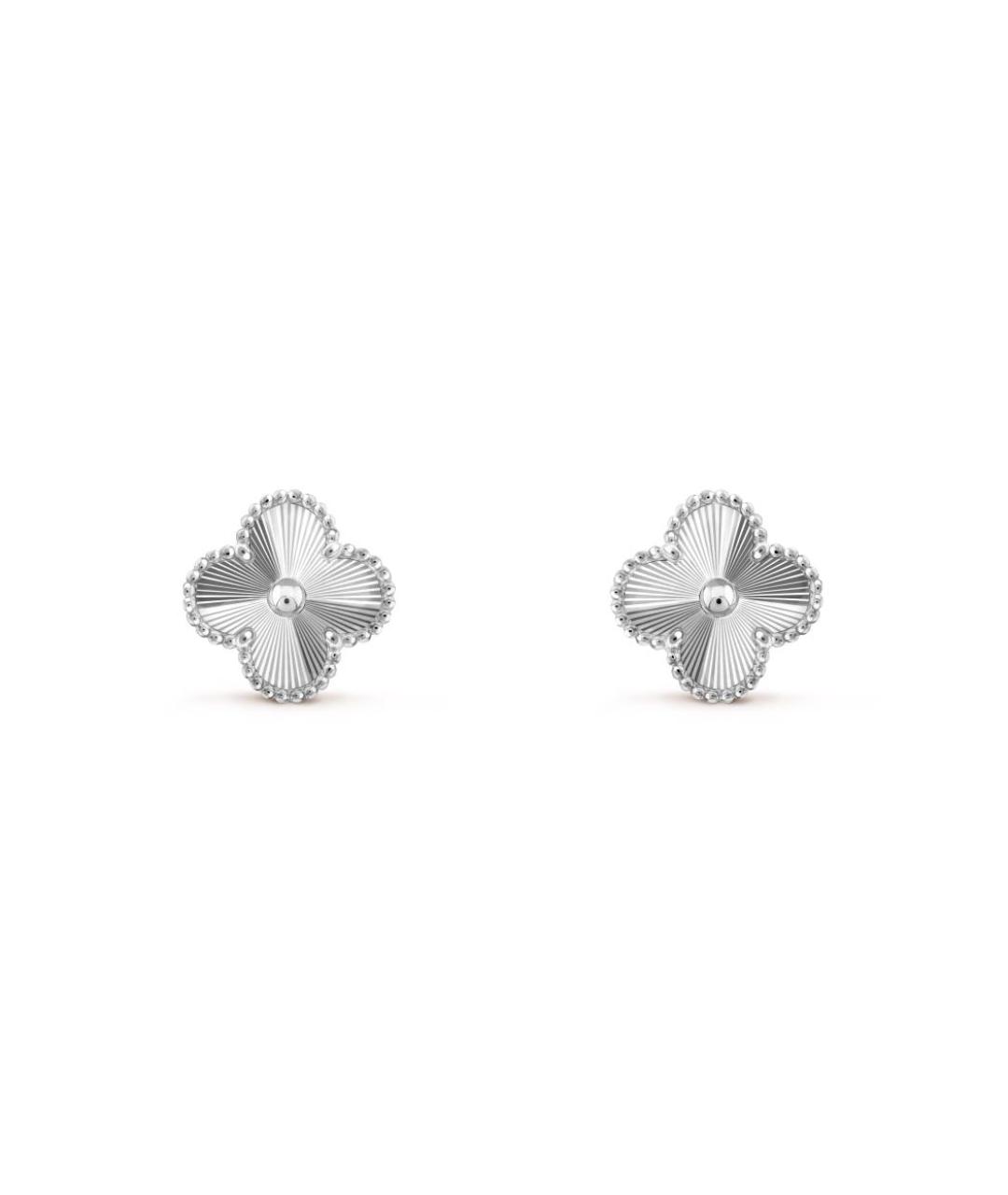 VAN CLEEF & ARPELS Серебряные серьги из белого золота, фото 5