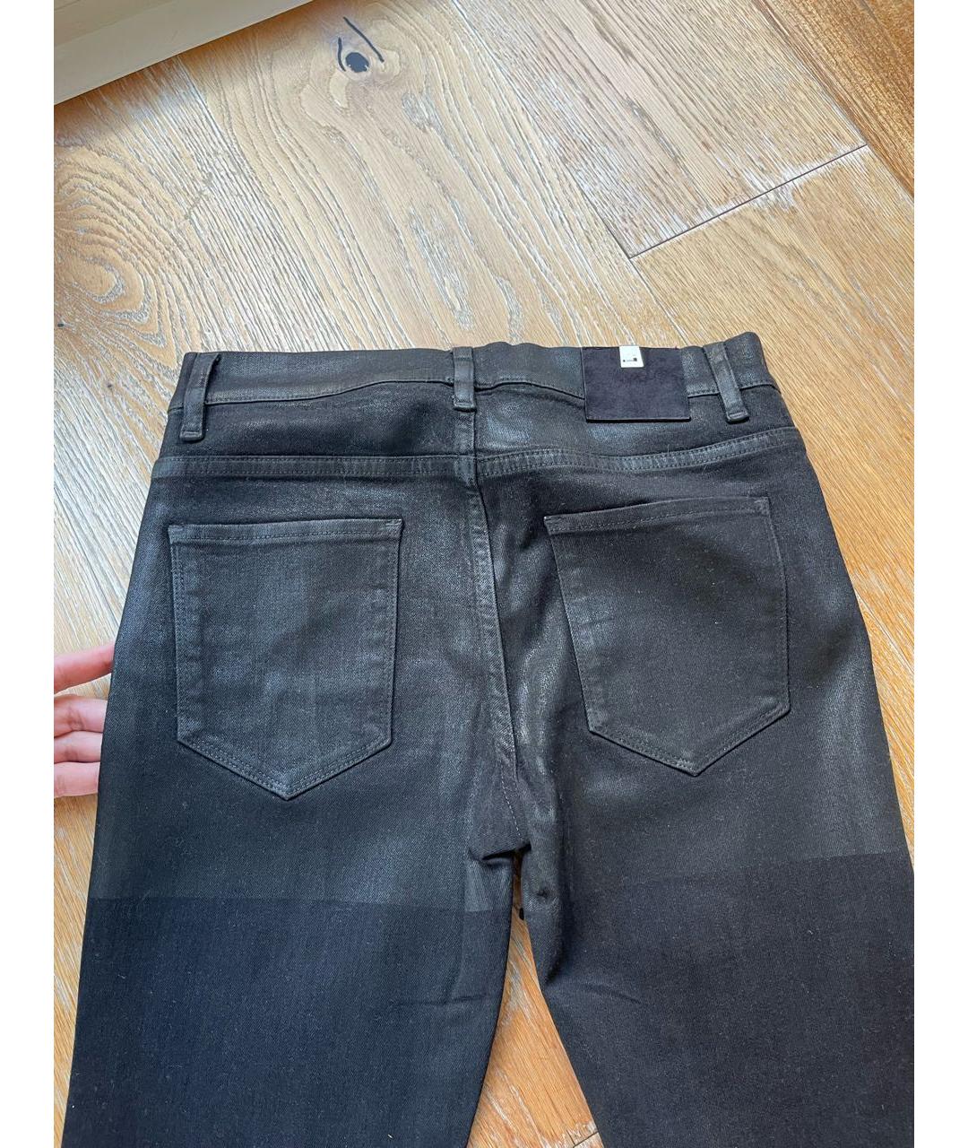 ALYX Черные хлопко-эластановые джинсы слим, фото 7