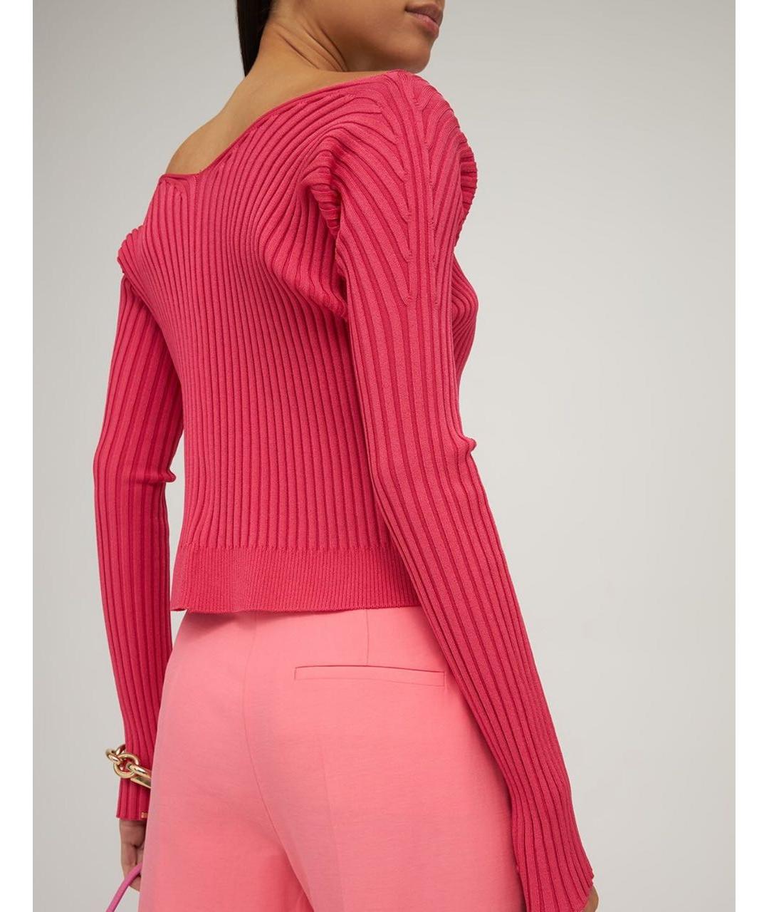 JACQUEMUS Розовый кардиган, фото 3