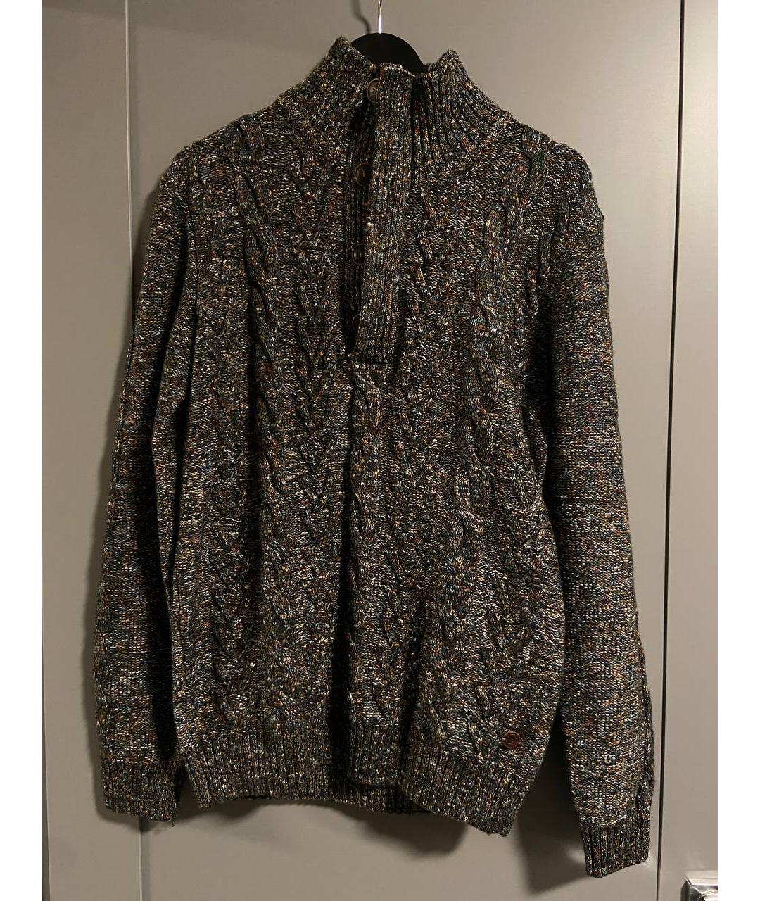 PIERRE CARDIN Коричневый хлопковый джемпер / свитер, фото 9