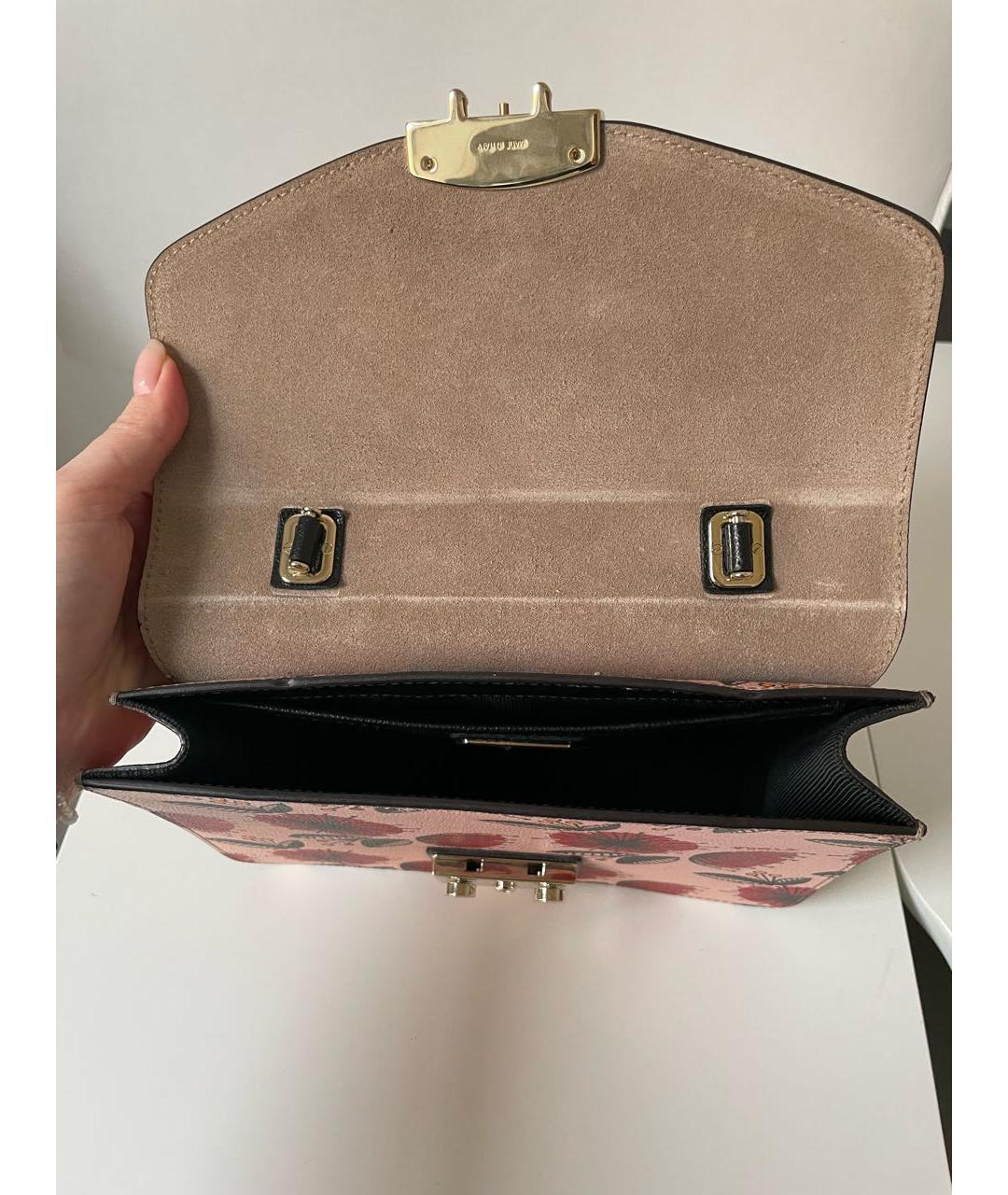 FURLA Мульти кожаная сумка с короткими ручками, фото 4