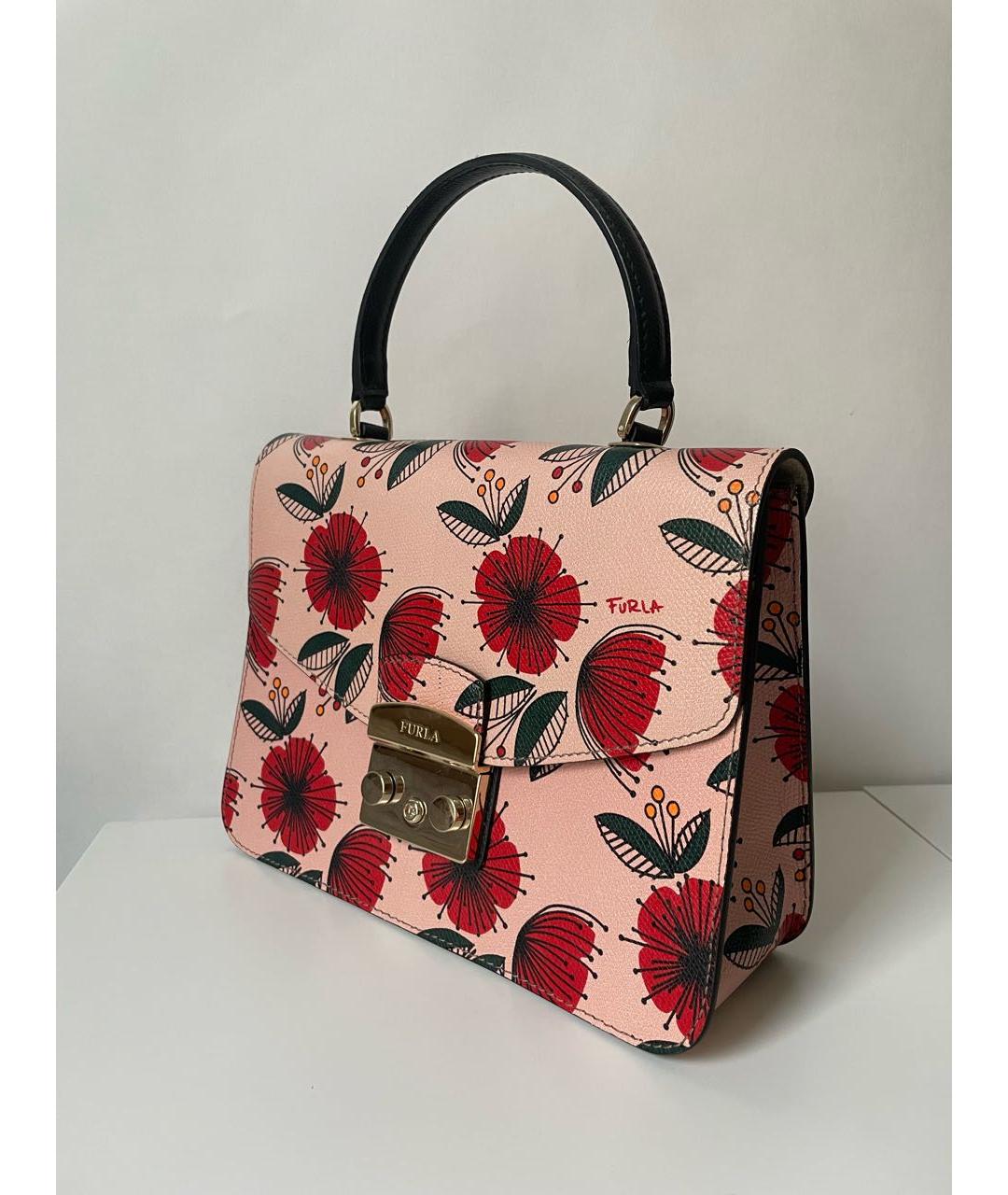 FURLA Мульти кожаная сумка с короткими ручками, фото 2