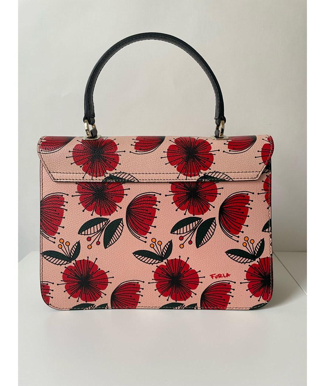 FURLA Мульти кожаная сумка с короткими ручками, фото 3