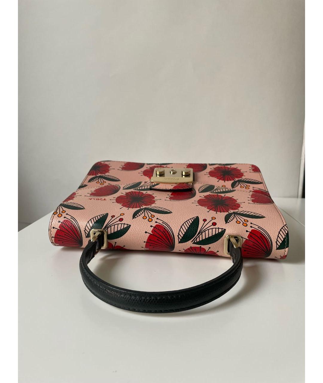 FURLA Мульти кожаная сумка с короткими ручками, фото 7