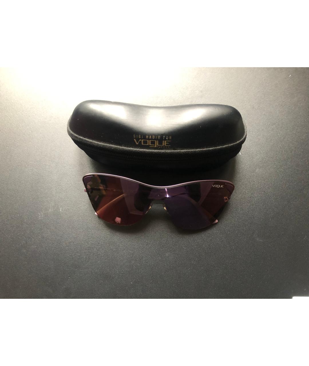 VOGUE EYEWEAR Розовые металлические солнцезащитные очки, фото 1