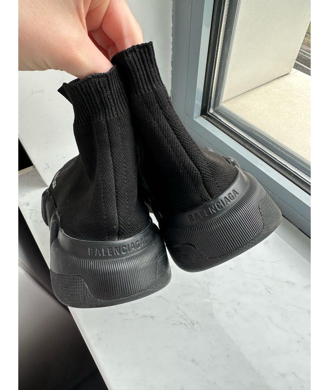 BALENCIAGA Черные слипоны, фото 2