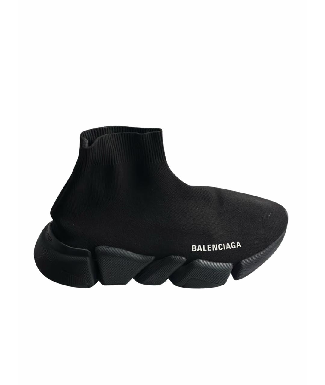 BALENCIAGA Черные слипоны, фото 1