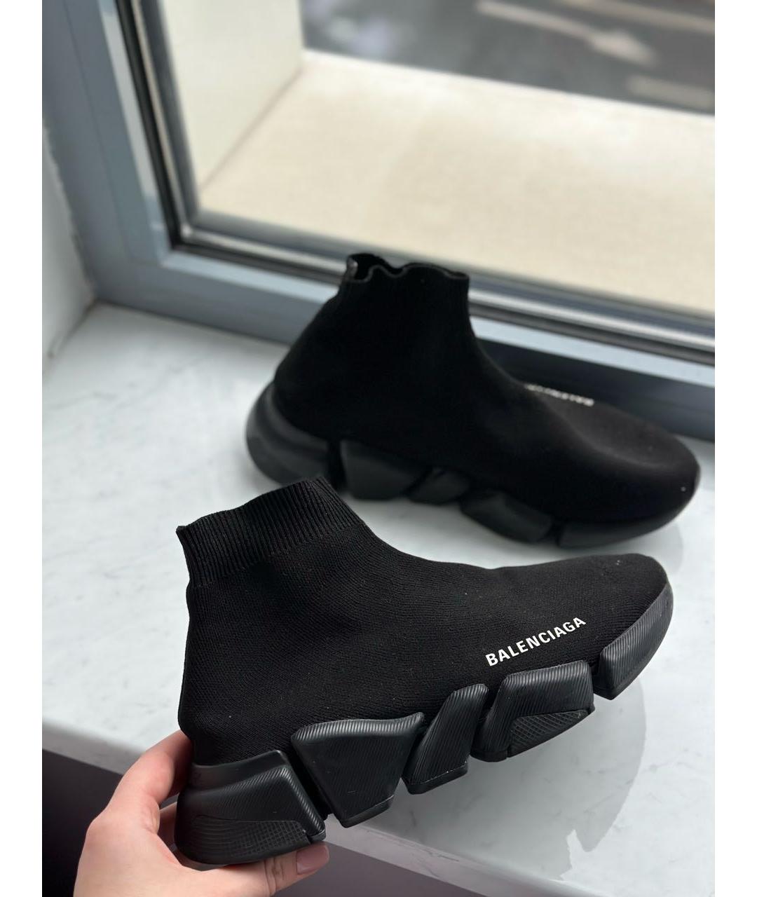 BALENCIAGA Черные слипоны, фото 5