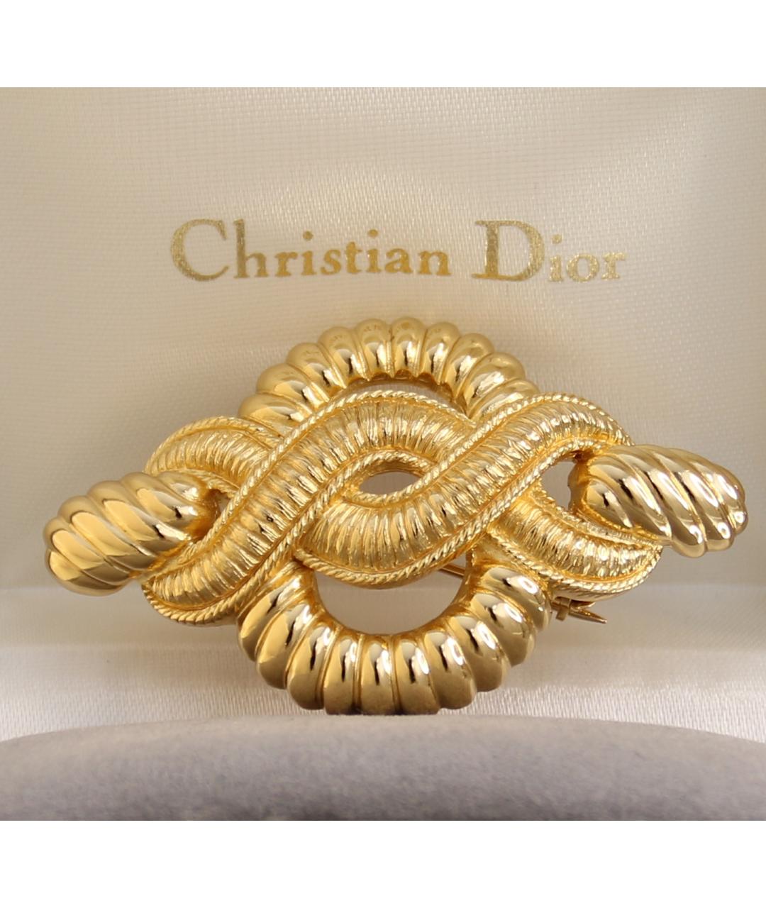 CHRISTIAN DIOR PRE-OWNED Золотая позолоченная булавка / брошь, фото 7