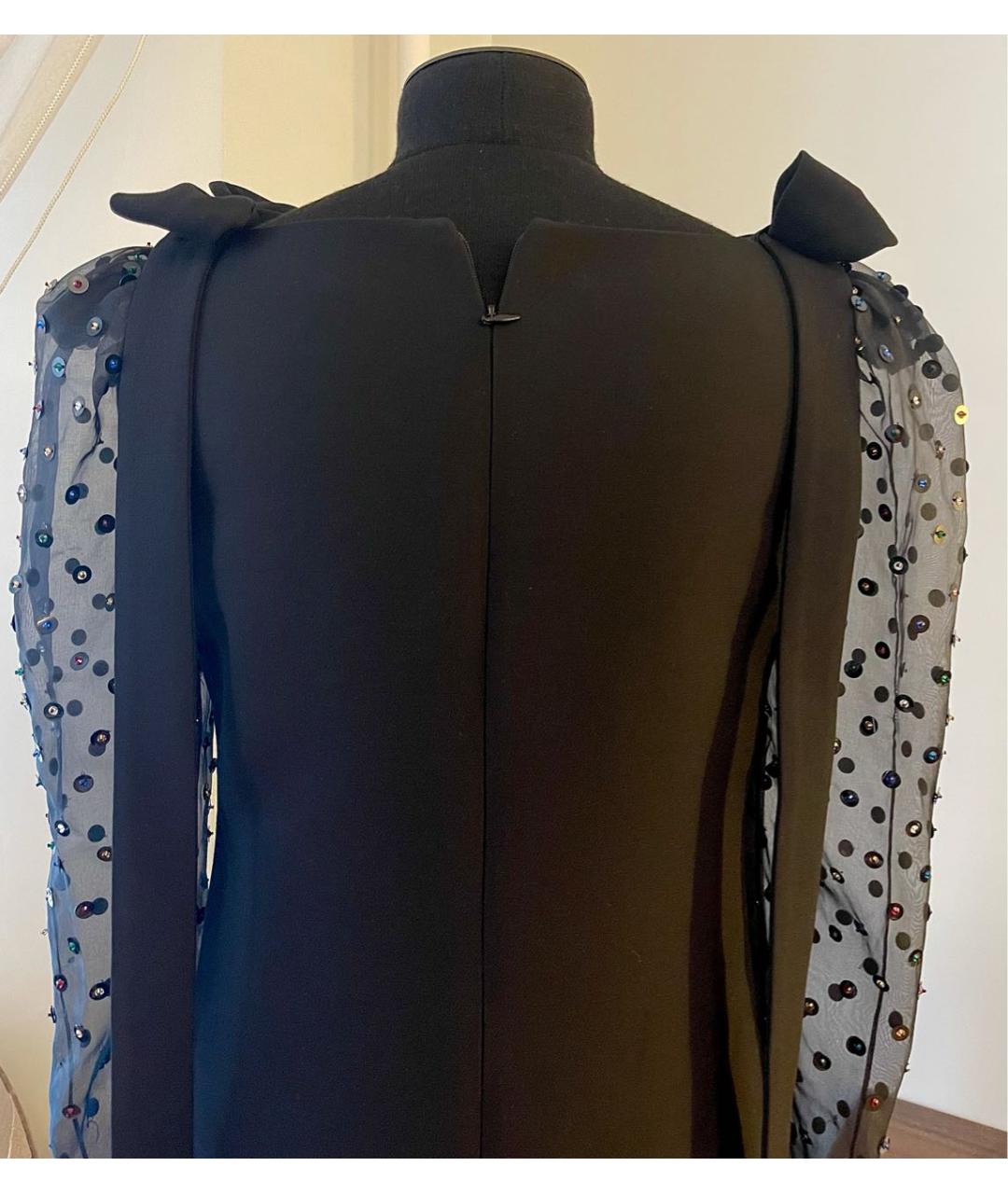 VALENTINO Черное коктейльное платье, фото 6