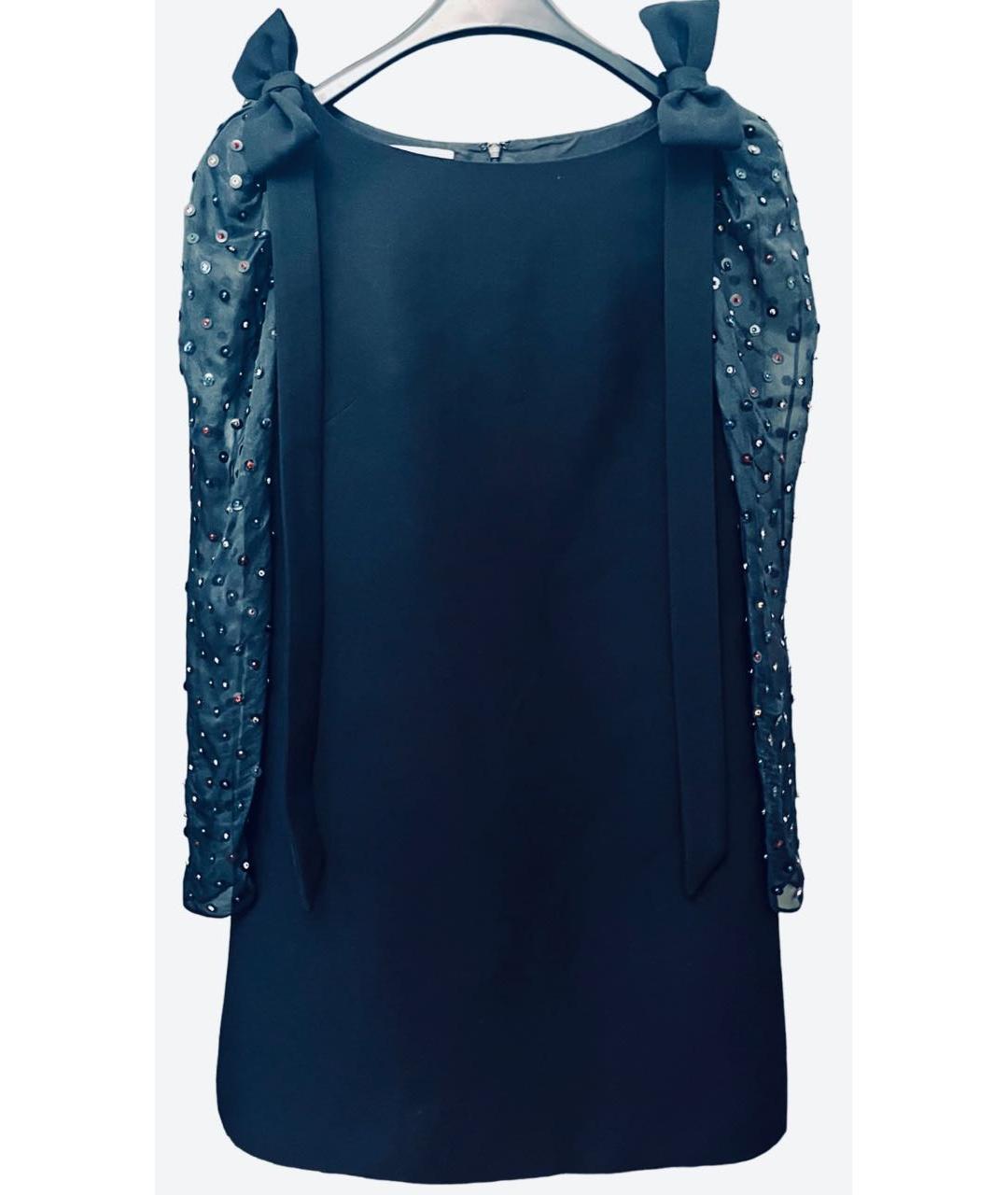 VALENTINO Черное коктейльное платье, фото 9