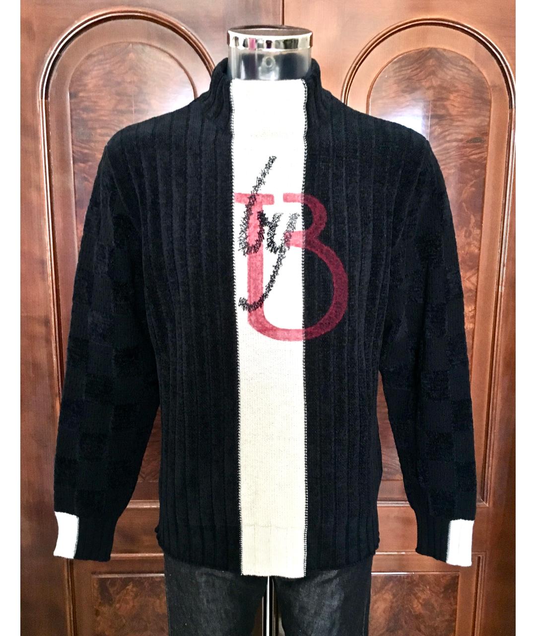 BILANCIONI Черный шерстяной джемпер / свитер, фото 7