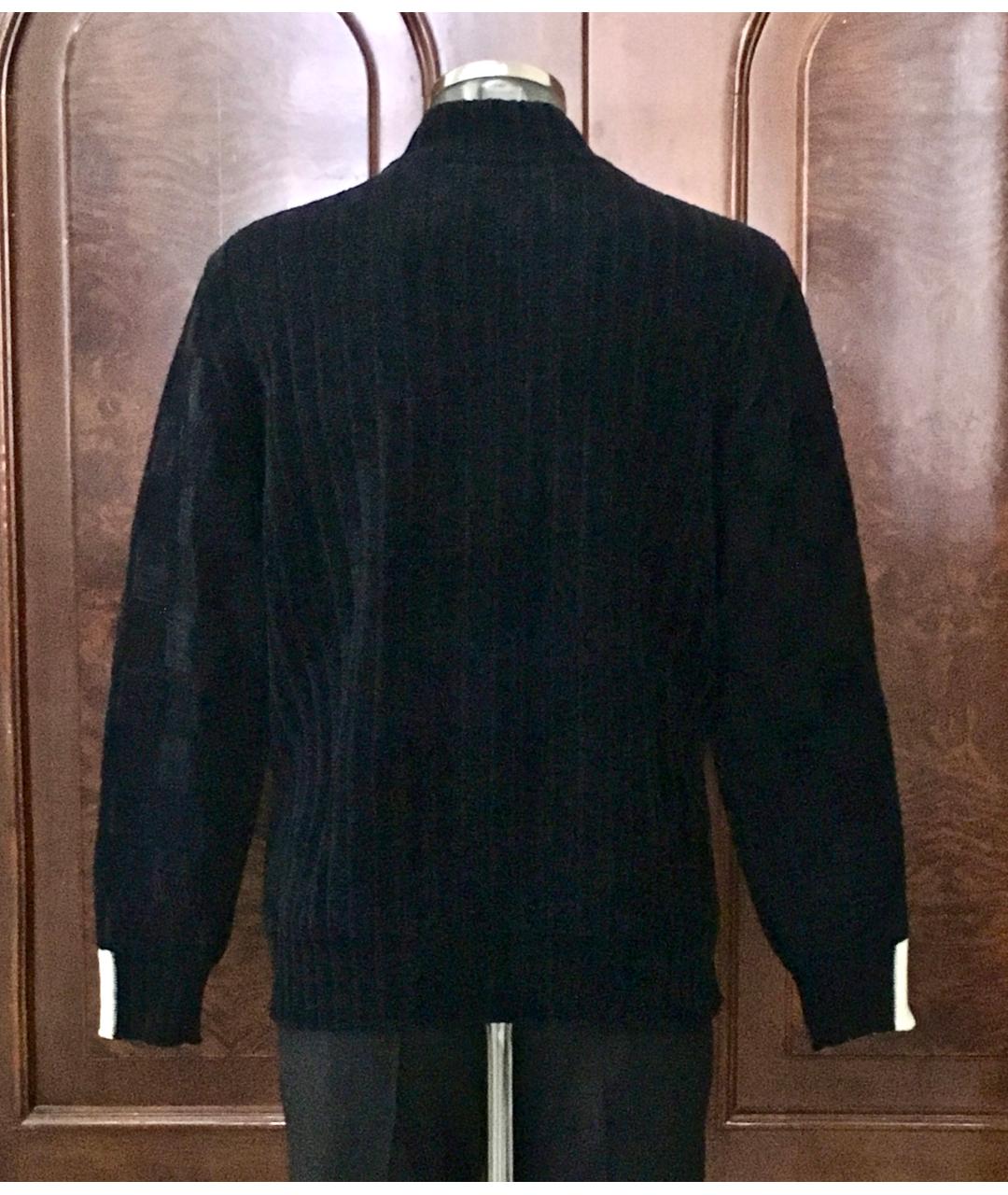 BILANCIONI Черный шерстяной джемпер / свитер, фото 2