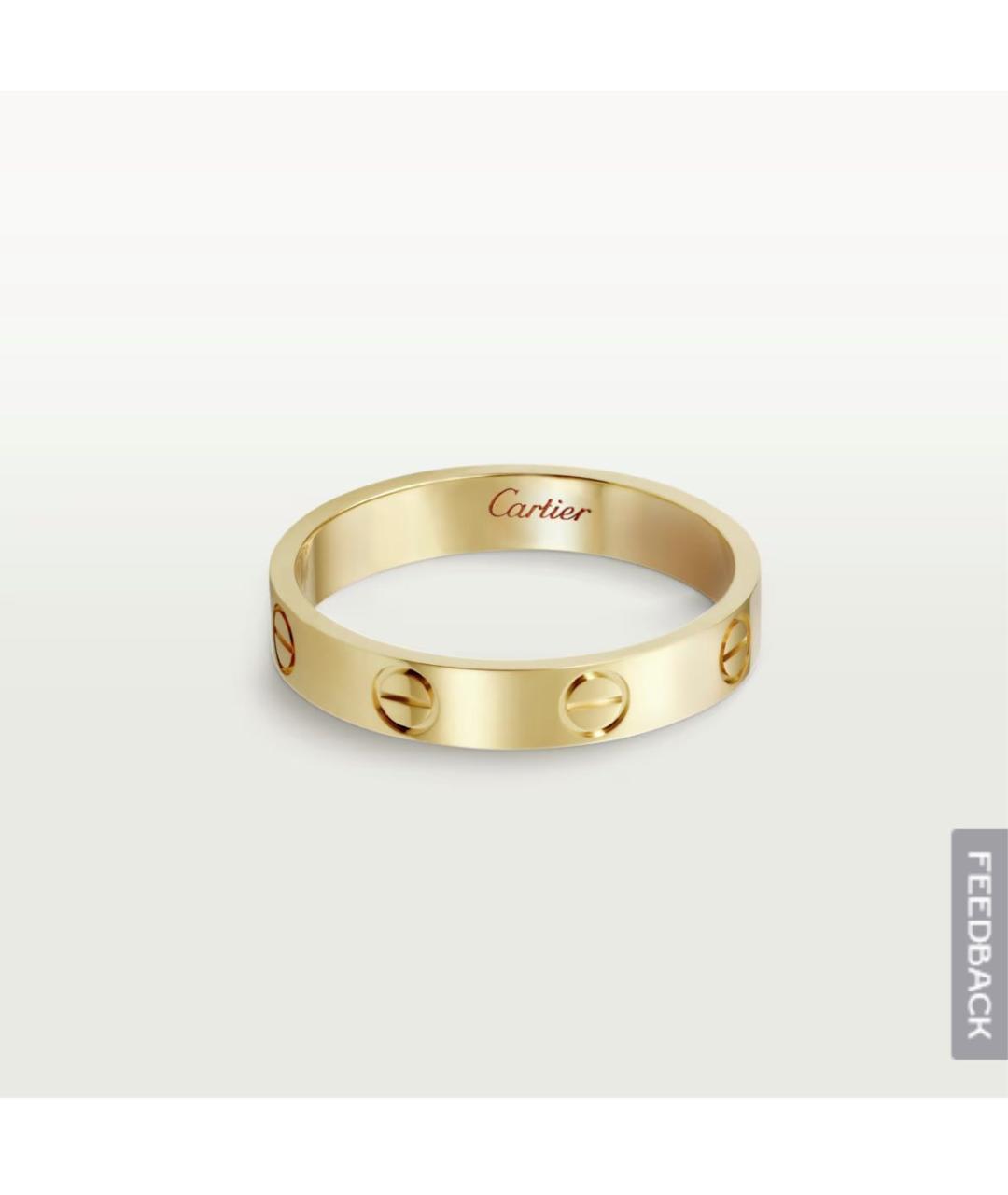 CARTIER Желтое кольцо из желтого золота, фото 9