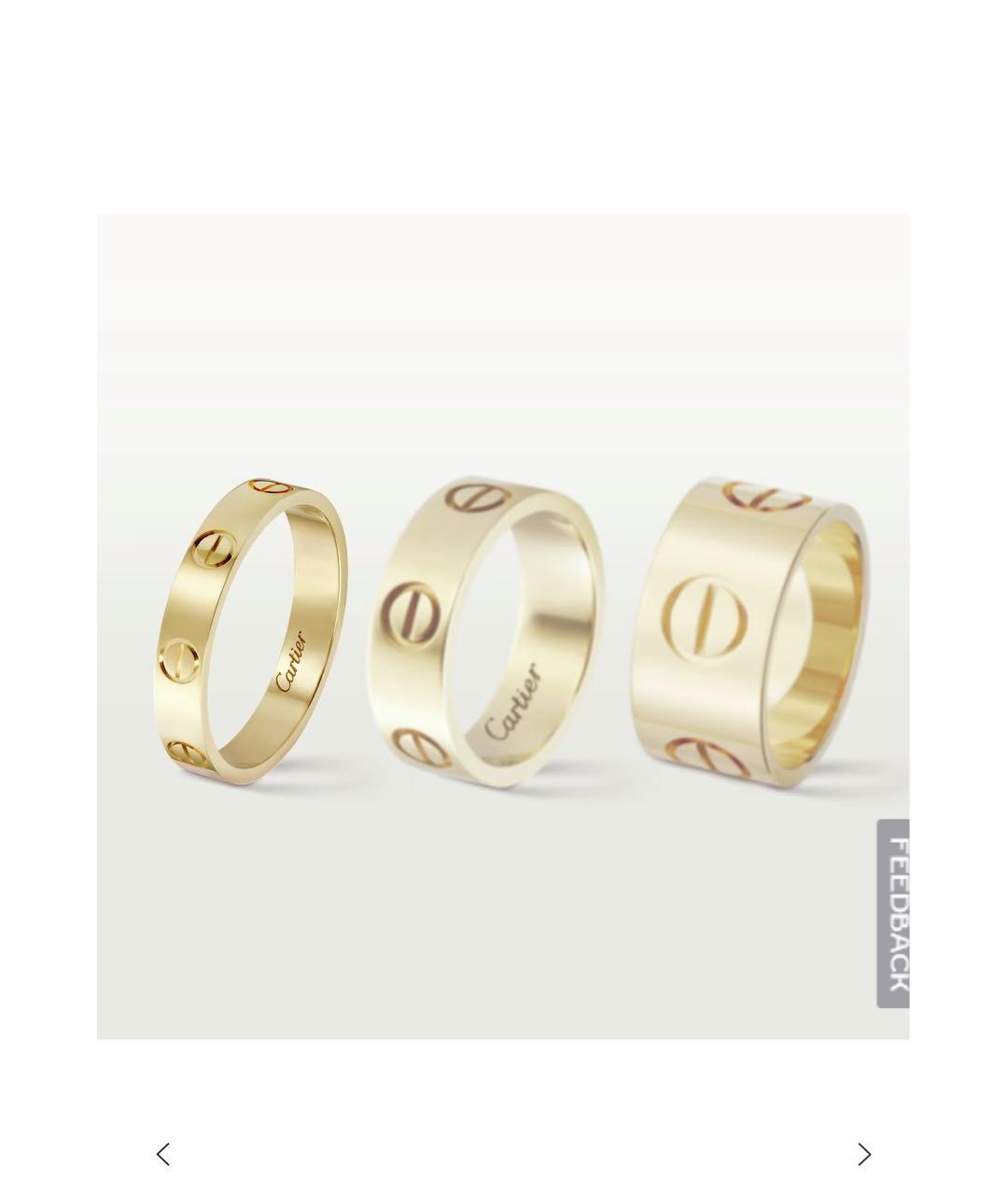 CARTIER Желтое кольцо из желтого золота, фото 3