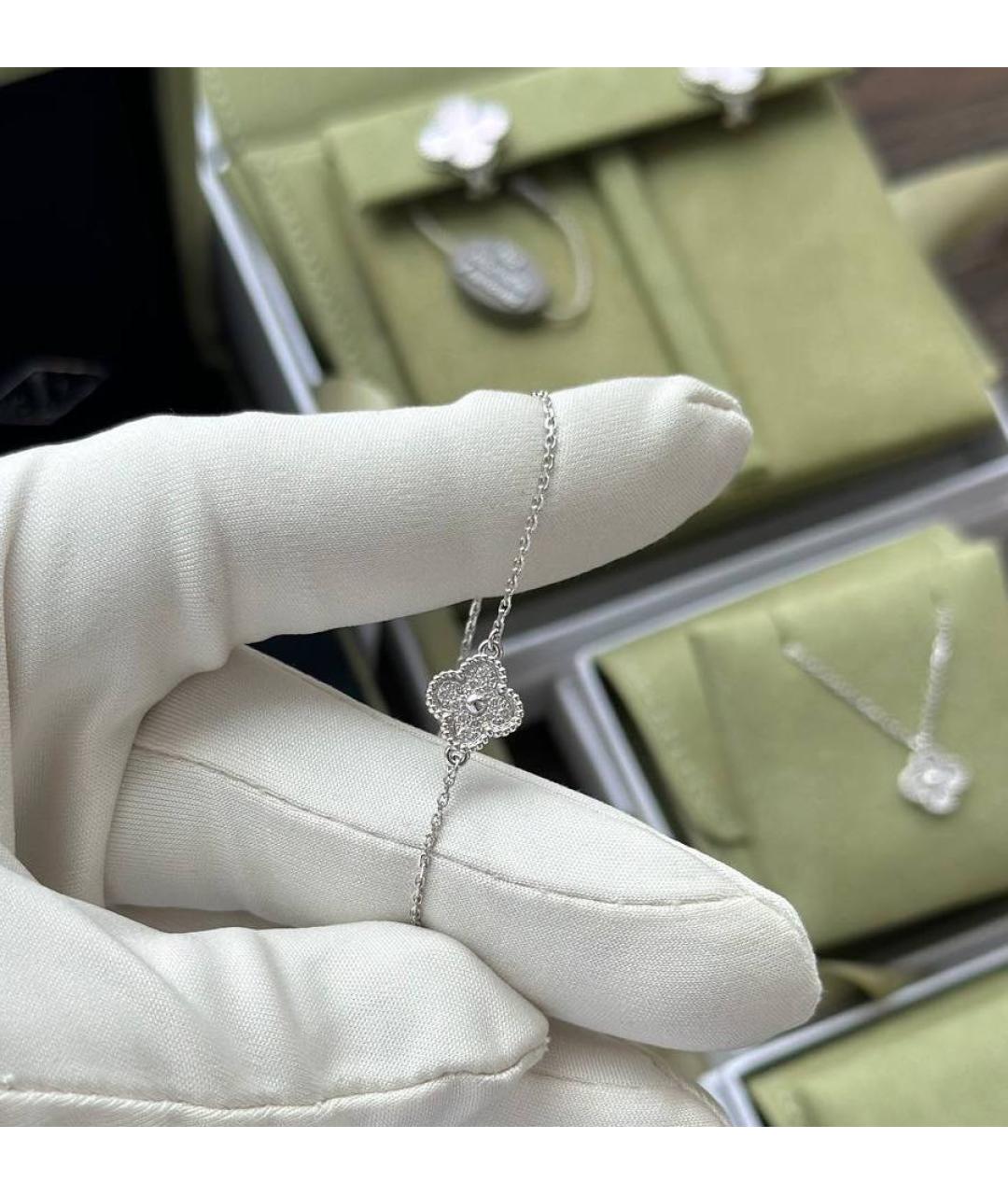 VAN CLEEF & ARPELS Белый браслет из белого золота, фото 5