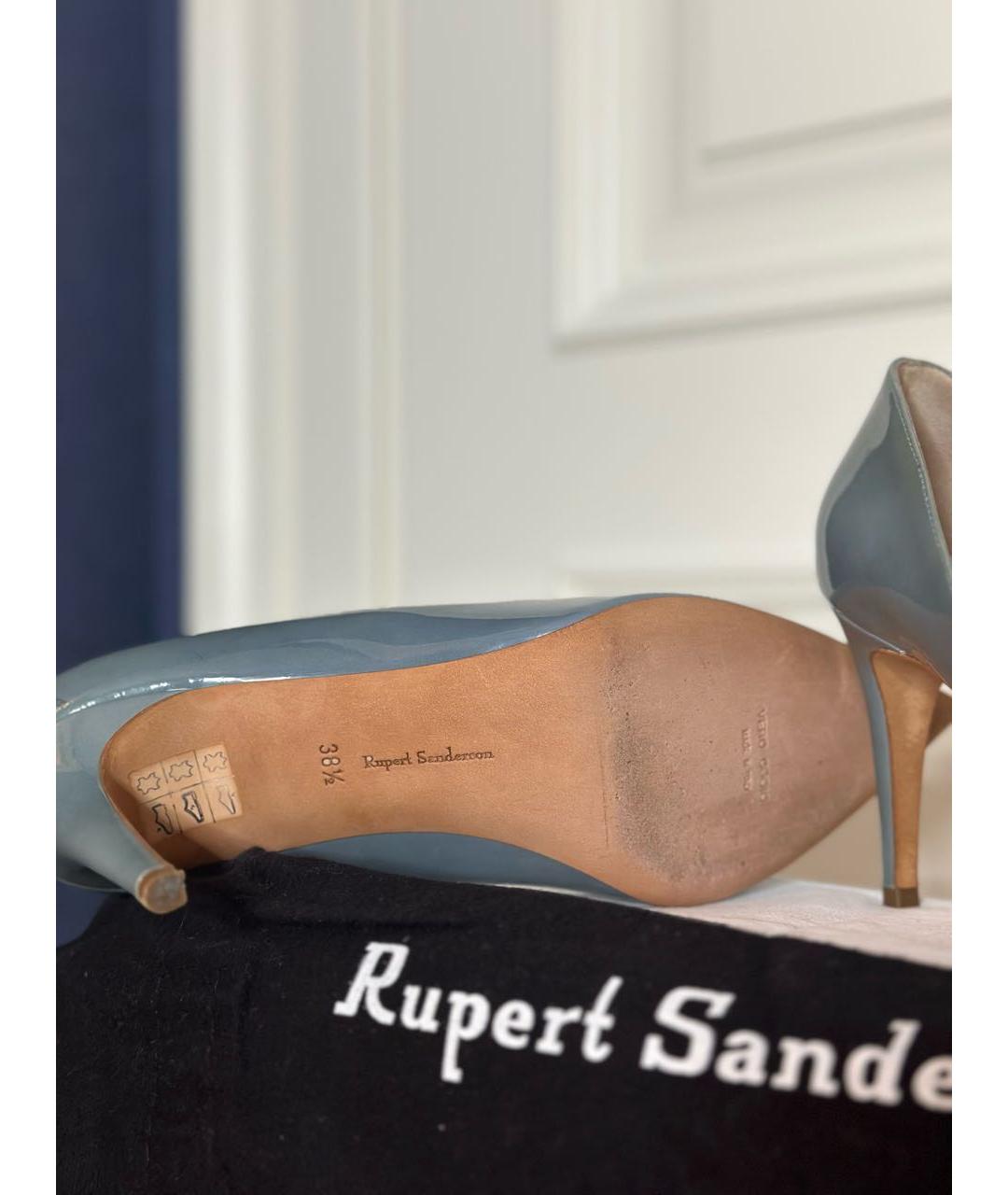 RUPERT SANDERSON Серые кожаные туфли, фото 5