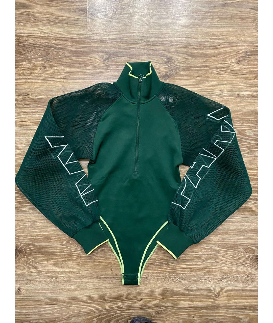 ADIDAS Зеленый полиэстеровый корсет, фото 6