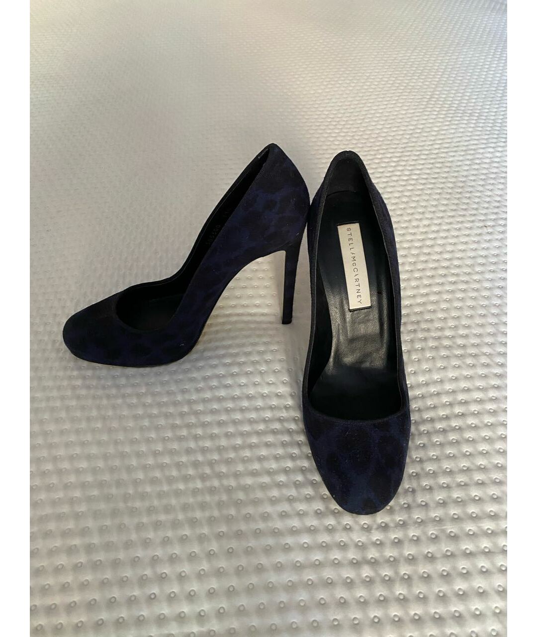 STELLA MCCARTNEY Темно-синие текстильные туфли, фото 3