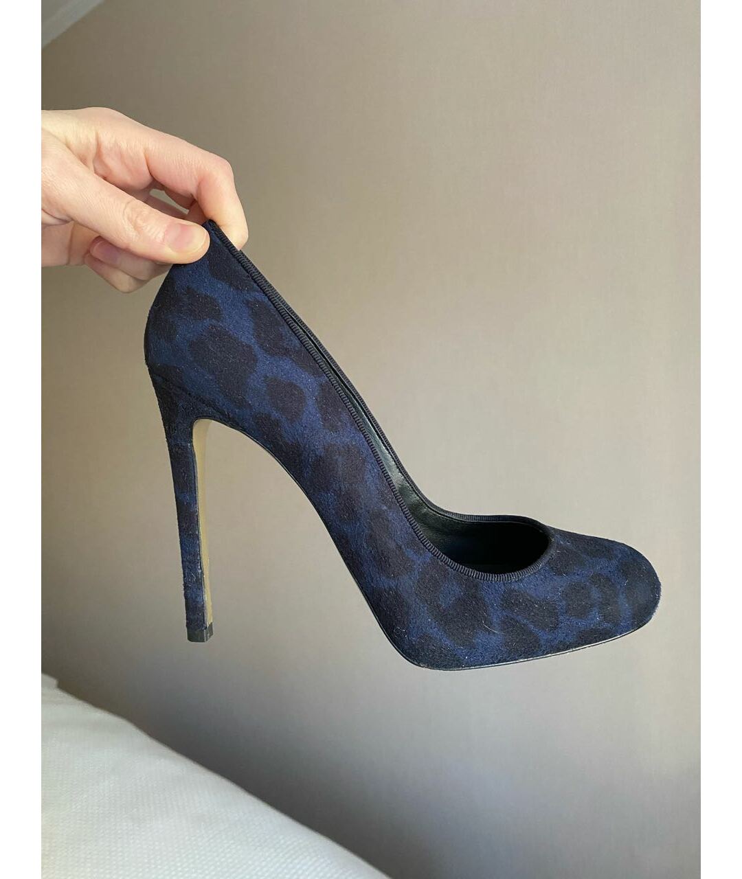 STELLA MCCARTNEY Темно-синие текстильные туфли, фото 6