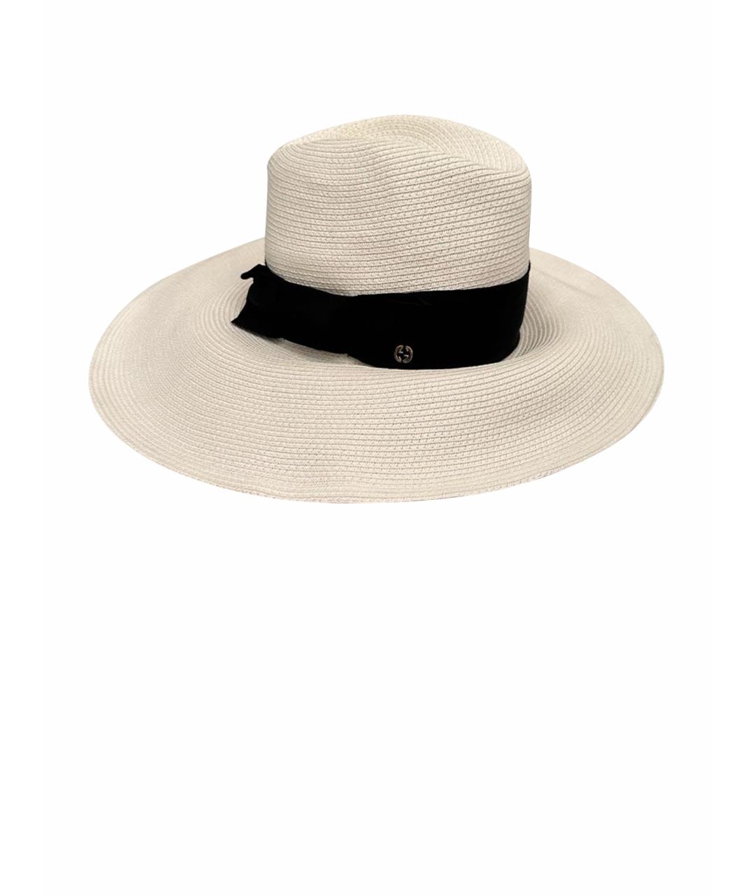 GUCCI Белая шляпа, фото 1