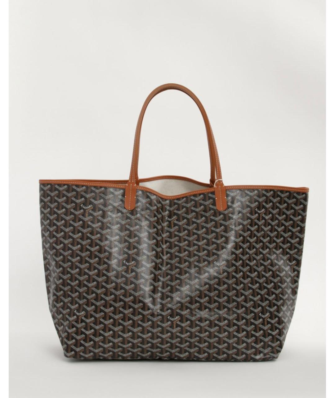 GOYARD Коричневая сумка тоут, фото 3