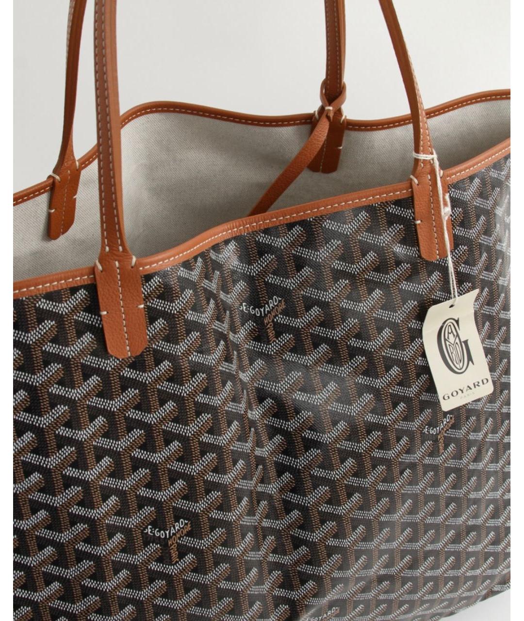 GOYARD Коричневая сумка тоут, фото 6