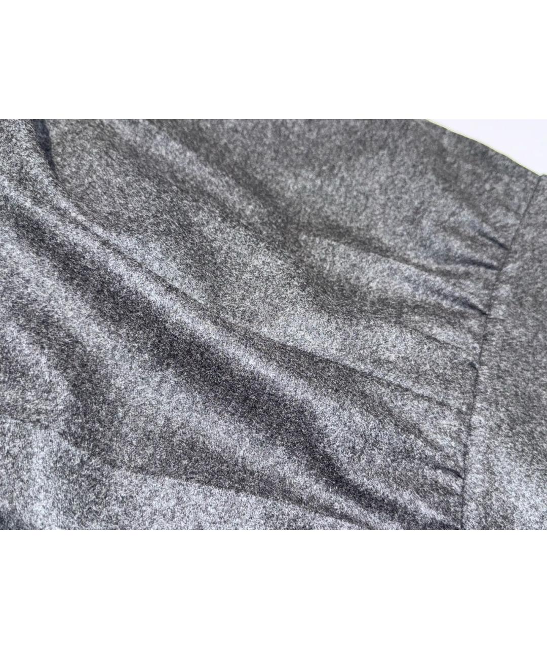 VALENTINO Серые шерстяные брюки широкие, фото 4