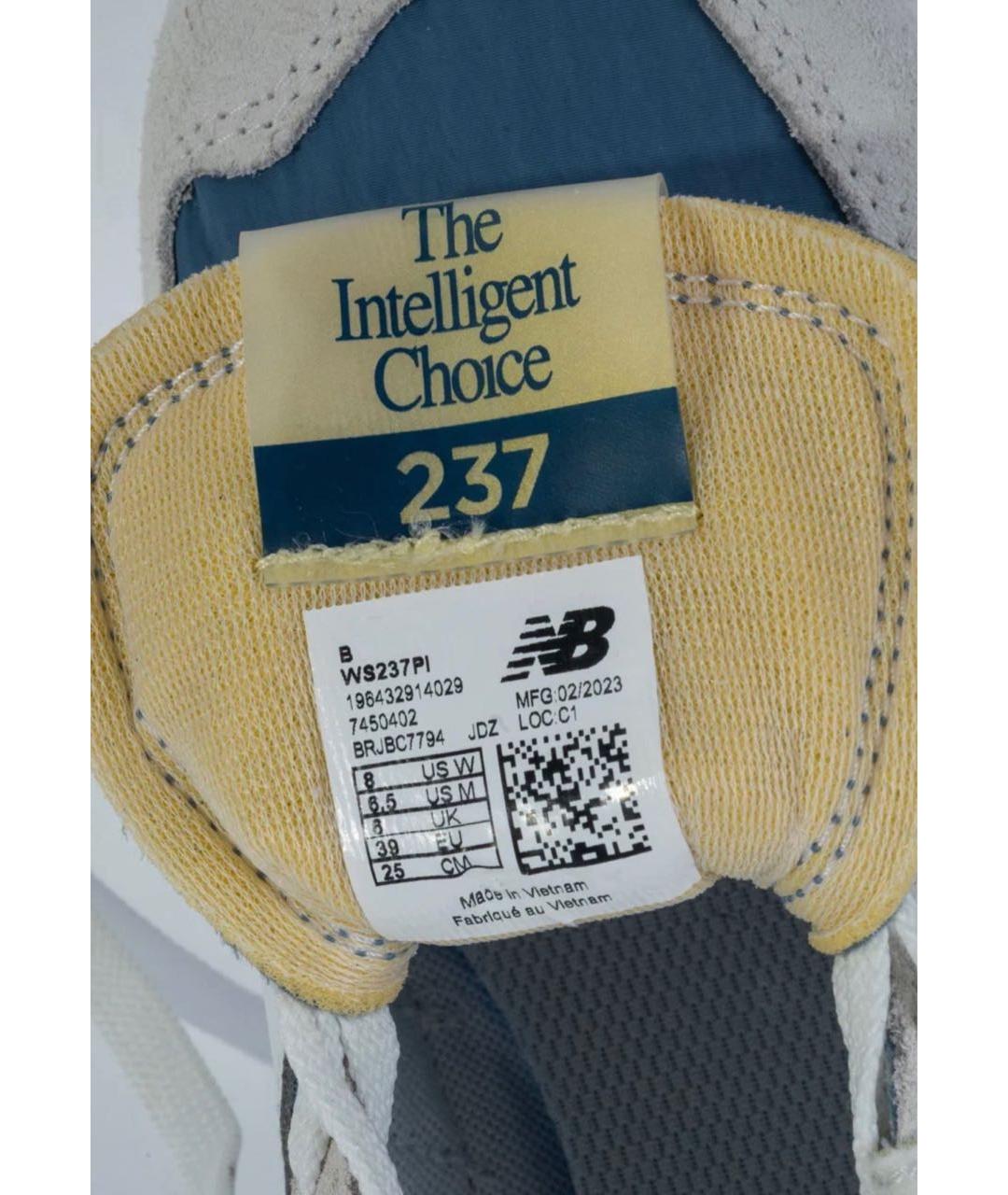 NEW BALANCE Синие текстильные кроссовки, фото 6