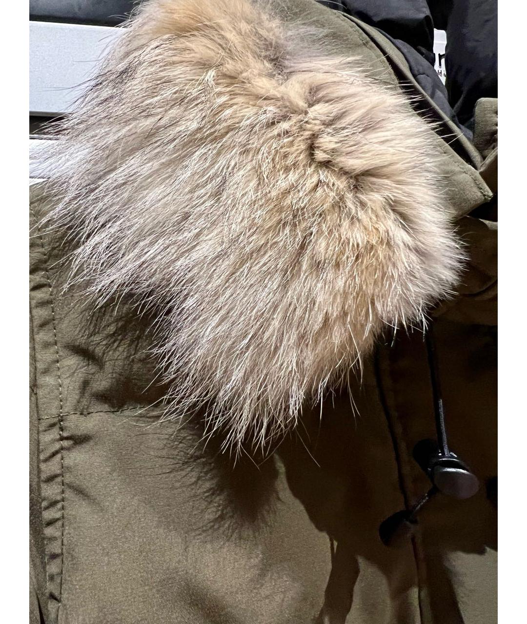 CANADA GOOSE Хаки хлопковый пуховик, фото 3