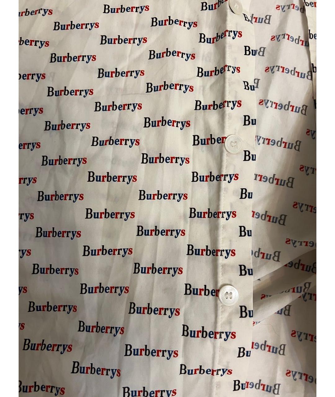 BURBERRY Бежевая хлопковая кэжуал рубашка, фото 3