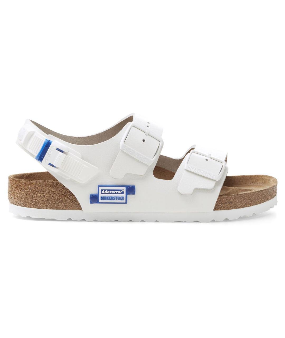 BIRKENSTOCK Белые кожаные сандалии, фото 1