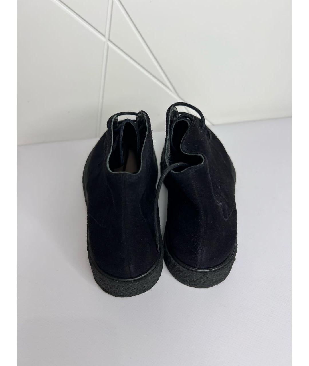 SAINT LAURENT Черные высокие ботинки, фото 6